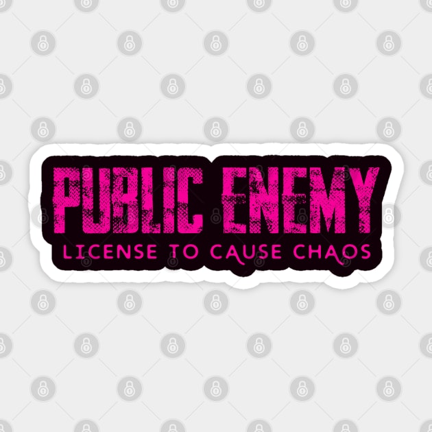 PUBLIC ENEMY Sticker by artslaves